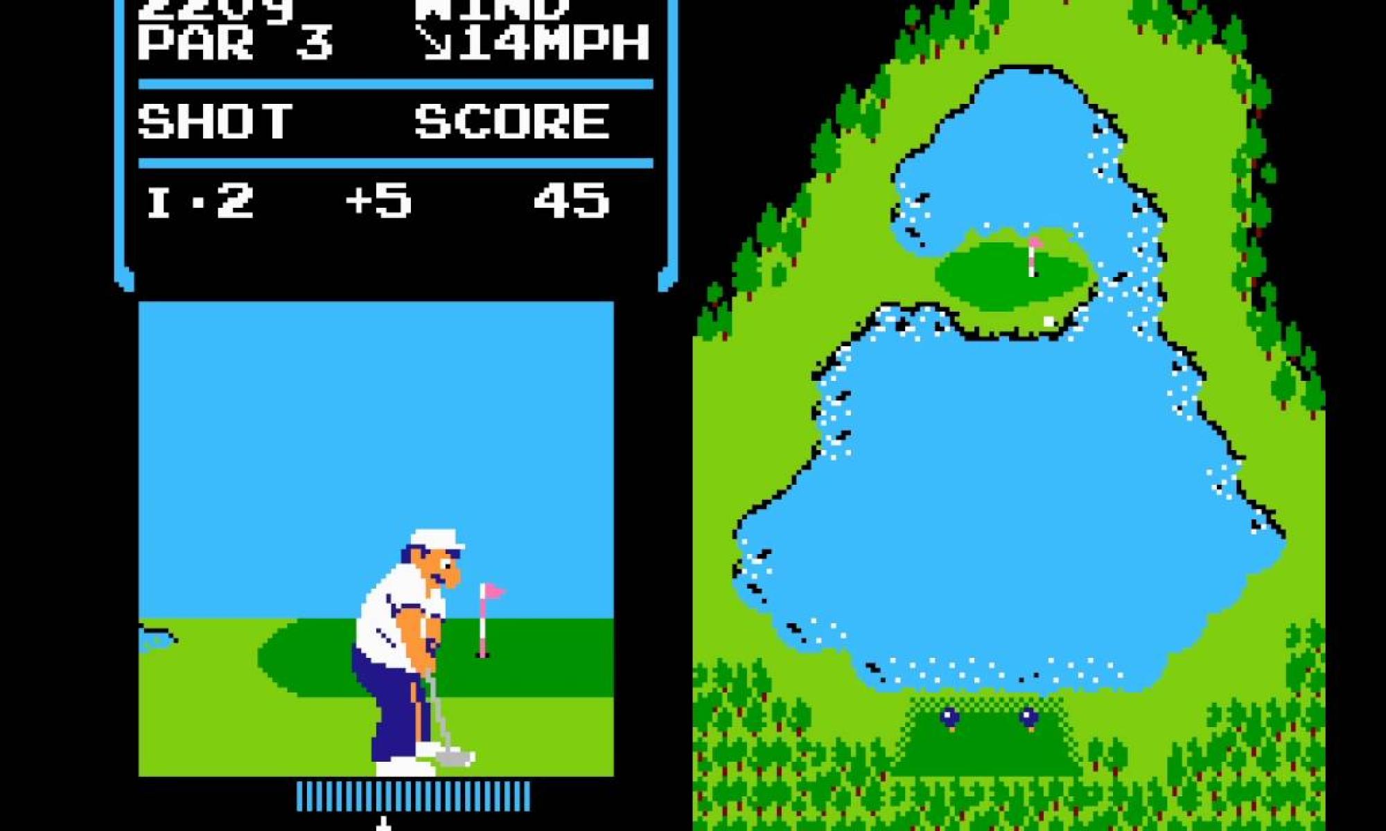 NES Golf Nintendo Switchissa