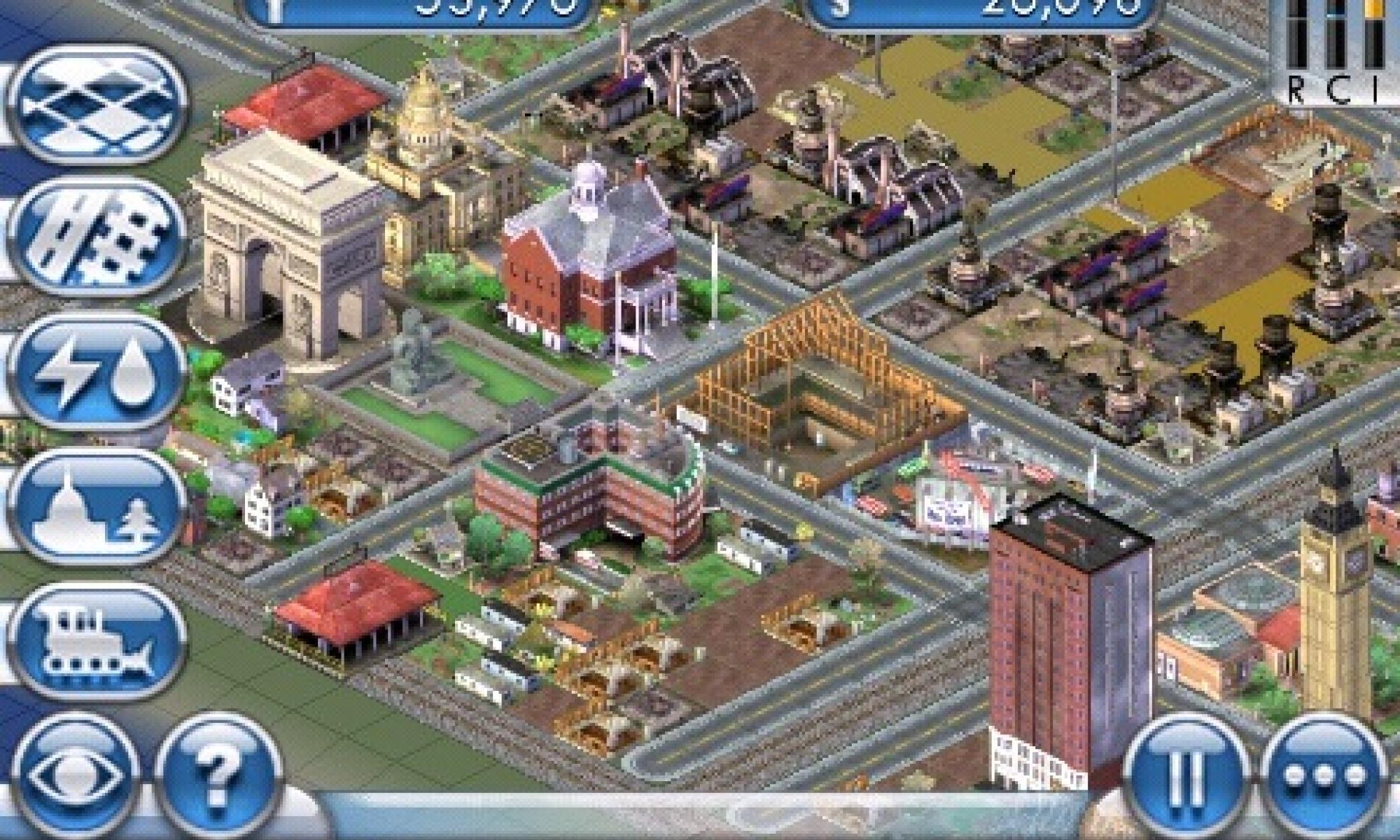 Sim City iPhone