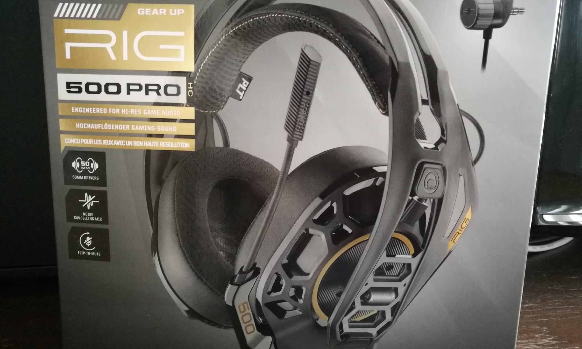 Plantronics Rig 500 Pro HC: paketti