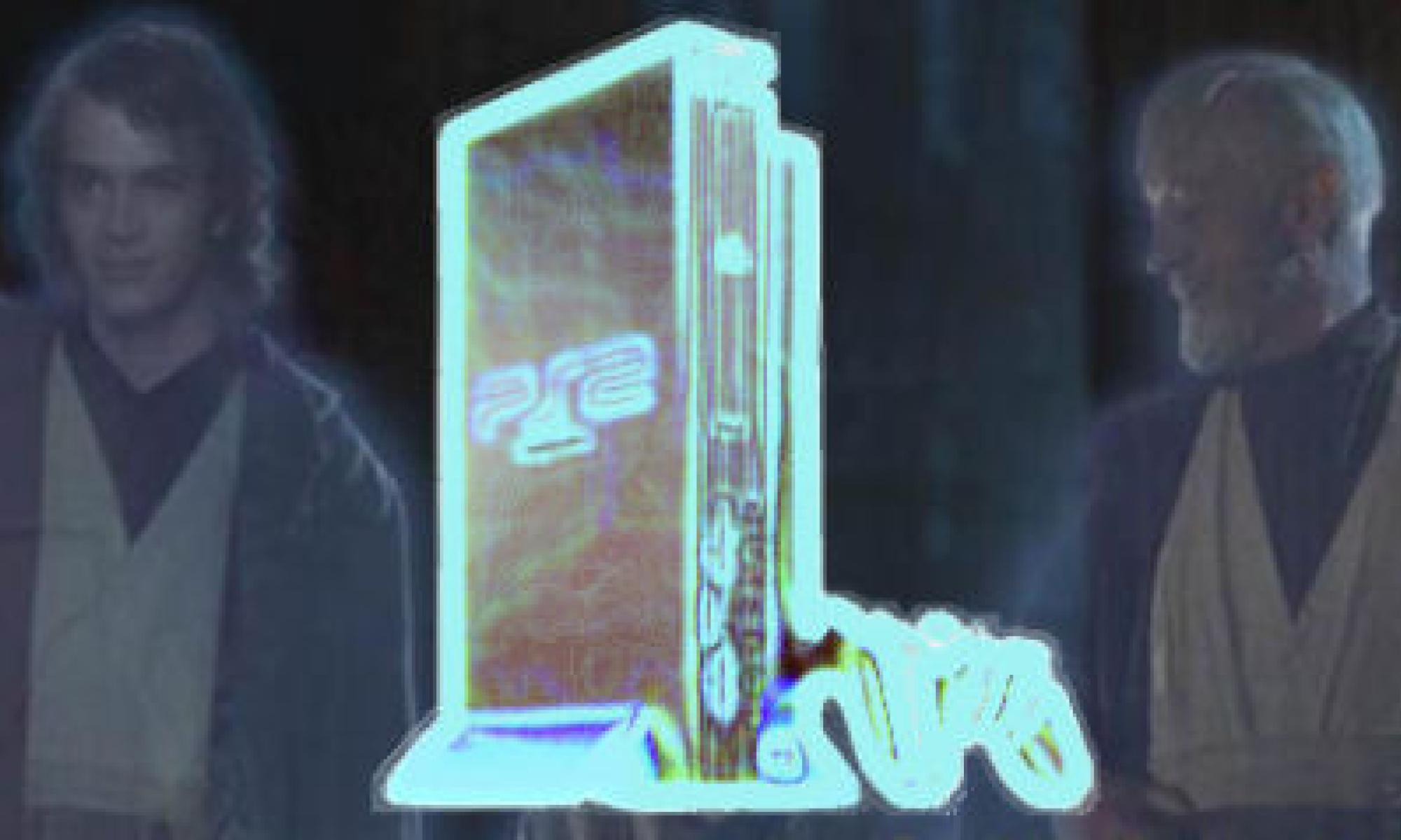 Luke, Obi-Wan ja hologrammi-PS2