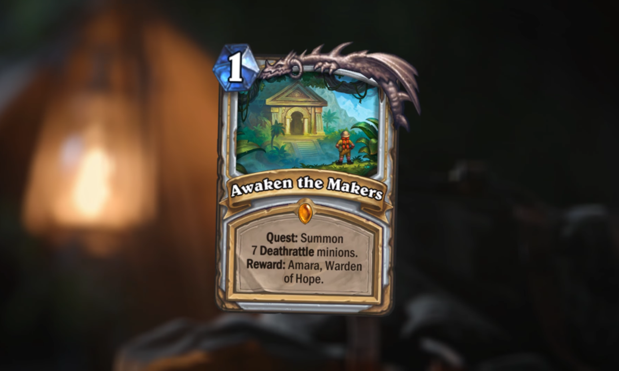 Hearthstone: Journey to Un'Goro, tehtäväkortti