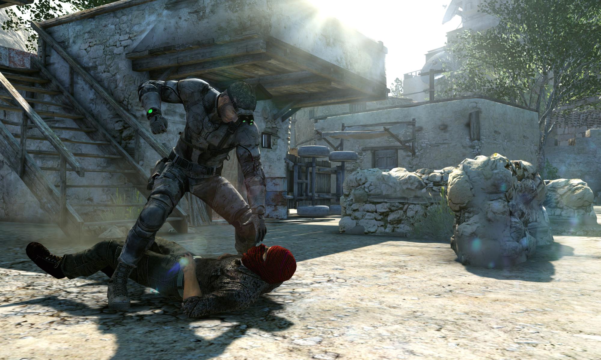 Sam Fisher antaa terolle kyytiä (Splinter Cell Blacklist)