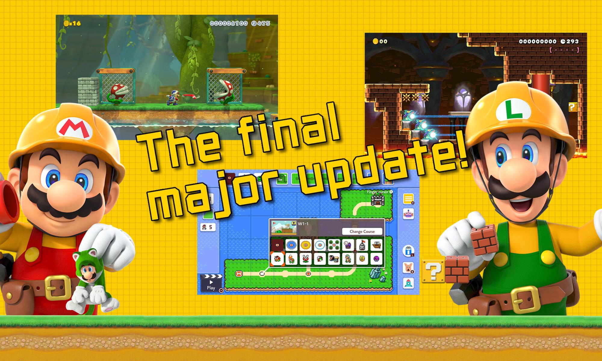 Super Mario Maker 2 viimeinen päivitys