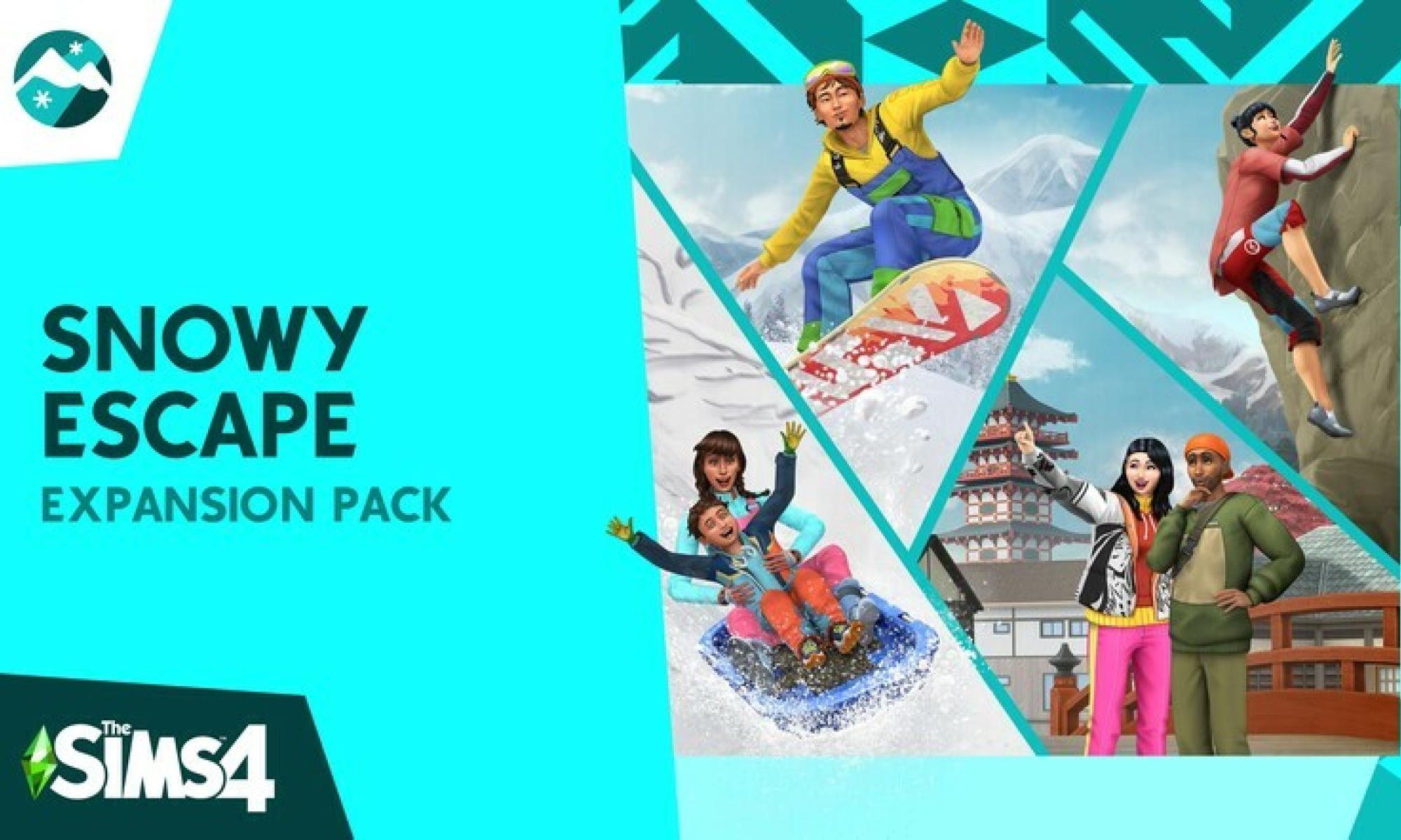 The Sims 4 Lumisten vuorten maa Snowy escape dlc