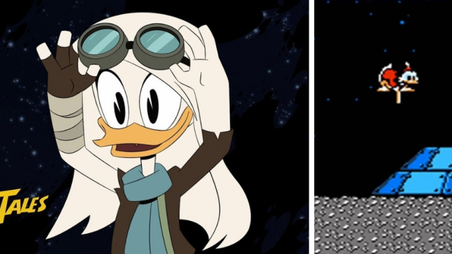 Uuden DuckTales-sarjan jaksossa kunnianosoitus videopelien suuntaan – legendaarisen kuukentän sävelmä sai koskettavat lyriikat DuckTales Moon Della Duck Kuu sarja