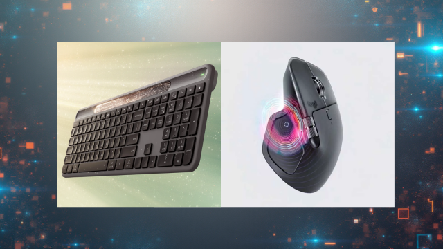 Logitech MX Master 4 hiiri ja langaton Logitech Signature Slim Solar+ K980 näppis