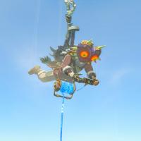 The Legend of Zelda Tears of the Kingdom Majoran maski lentää