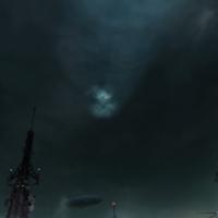 Bat-signaali Gothamin kattojen päällä (Batman Arkham VR)