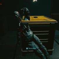 Cyberpunk 2077 vihollinen laatikossa