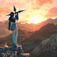 Final Fantasy VII Rebirth Yuffie Key Art