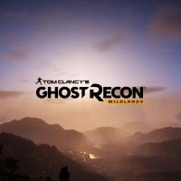 Ghost Recon Wildlands auringonlasku ja logo