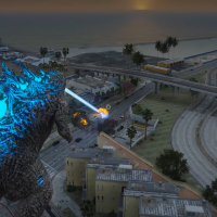 Godzilla Grand Theft Auto V modi