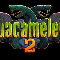 Guacemelee! 2 logo mustalla pohjalla