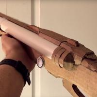 Nintendo Labo pilailua pahvinen pyssy haulikko ase