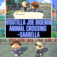 Animal Crossing: New Horizons visiitillä Joe Bidenin saarella