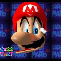 Super Mario 64 intro ruutu title