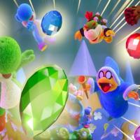 Yoshi's Crafted World yoshit timangit ja kamek