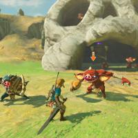 The Legend of Zelda: Breath of the Wild link taistelee