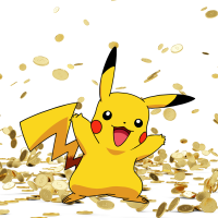 Pikachu ja kauheasti rahaa
