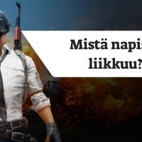 PUBG banneri mistä napista liikkuu?