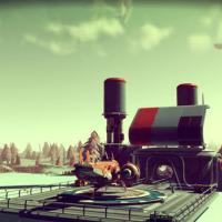 No Man's Sky, alus laskeutumisalustalla