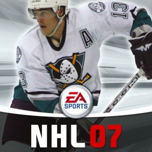 Teemu Selänne NHL 07:n kannessa