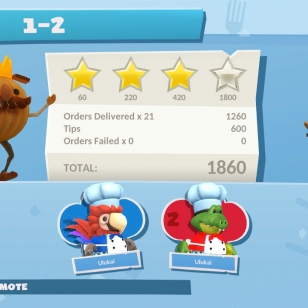 Overcooked 2 Surf n Turf lisäri dlc himottu neljäs tähti