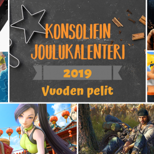 KonsoliFIN Joulukalenteri 2019 vuoden pelit