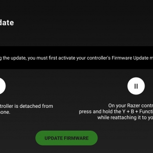 Razer Kishi firmware-päivitys