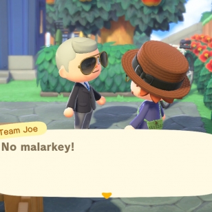 Animal Crossing: New Horizons Biden HQ -saarella itse Joe Biden