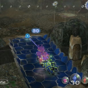 Pikmin 3 Deluxe ja otukset sillalla