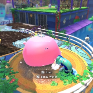 Kirby and the Forgotten Land – vesipallo-Kirby