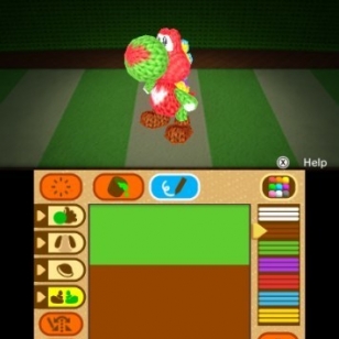 Poochy & Yoshi's Woolly World yoshin maalaus