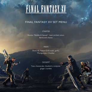 Final Fantasy XV Jamie Oliver menu