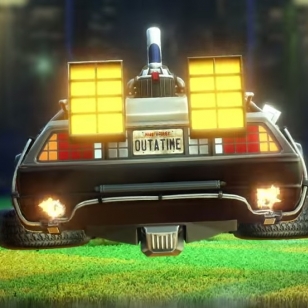 Rocket League DeLorean