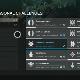 Destiny 2 - Uuden vuodenajan haasteet