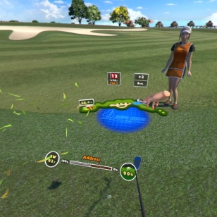 Everybody's Golf VR - Tarkastetaan tuulen suunta