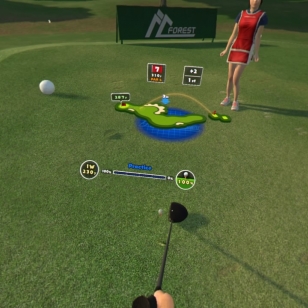 Everybody's Golf VR - Yleiskuva väylästä