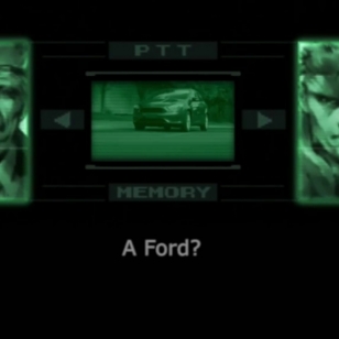Metal Gear Solid Ford Focus