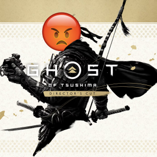 Ghost of Tsushima ja vihainen naama
