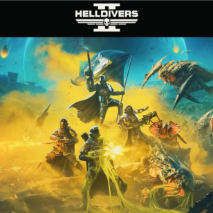 Helldivers 2 title screen