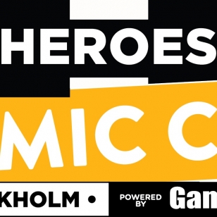 Heroes Comic Con Tukholma valkoinen tausta