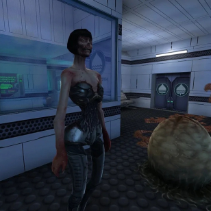 System Shock 2: 25th Anniversary Remaster_Kyborgi ja muna