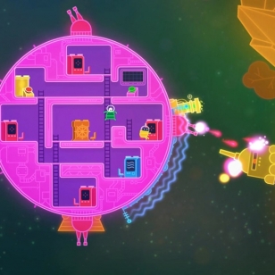 Lovers in a Dangerous Spacetime