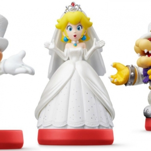 Mario Peach Bowser häävaatetus Super Mario Odyssey amiibo