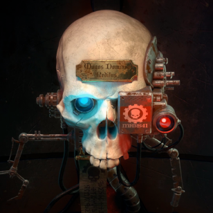 Warhammer Mechanicus pääkallo