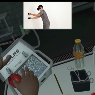 Kirurgi pelaa Surgeon Simulator VR-peli