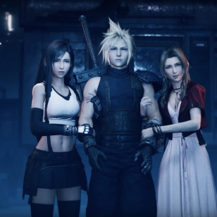 Final Fantasy VII Remake Cloud Aeris ja Tifa