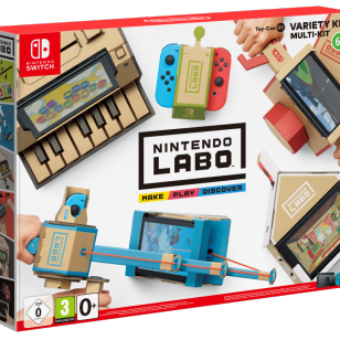 Nintendo Labo pahvia Switch ja leikkiä
