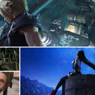 Final Fantasy VII Remake nostokuva vanhalla Cloudilla maustettuna